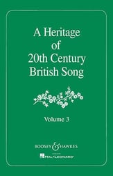 Heritage of 20th C British Vol 3 Vocal Solo & Collections sheet music cover